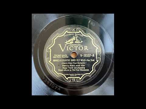 Make A Country Bird Fly Wild - Henry "Red" Allen & His New York Orchestra (1929)