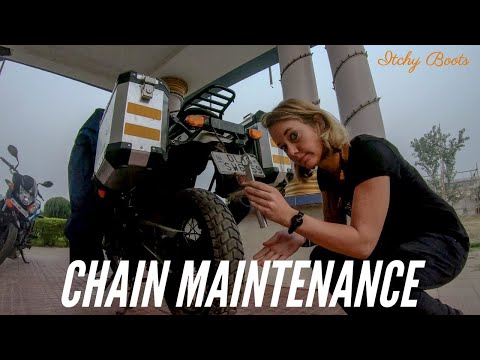 [S1- Eps. 5] CHAIN MAINTENANCE of a Royal Enfield Himalayan