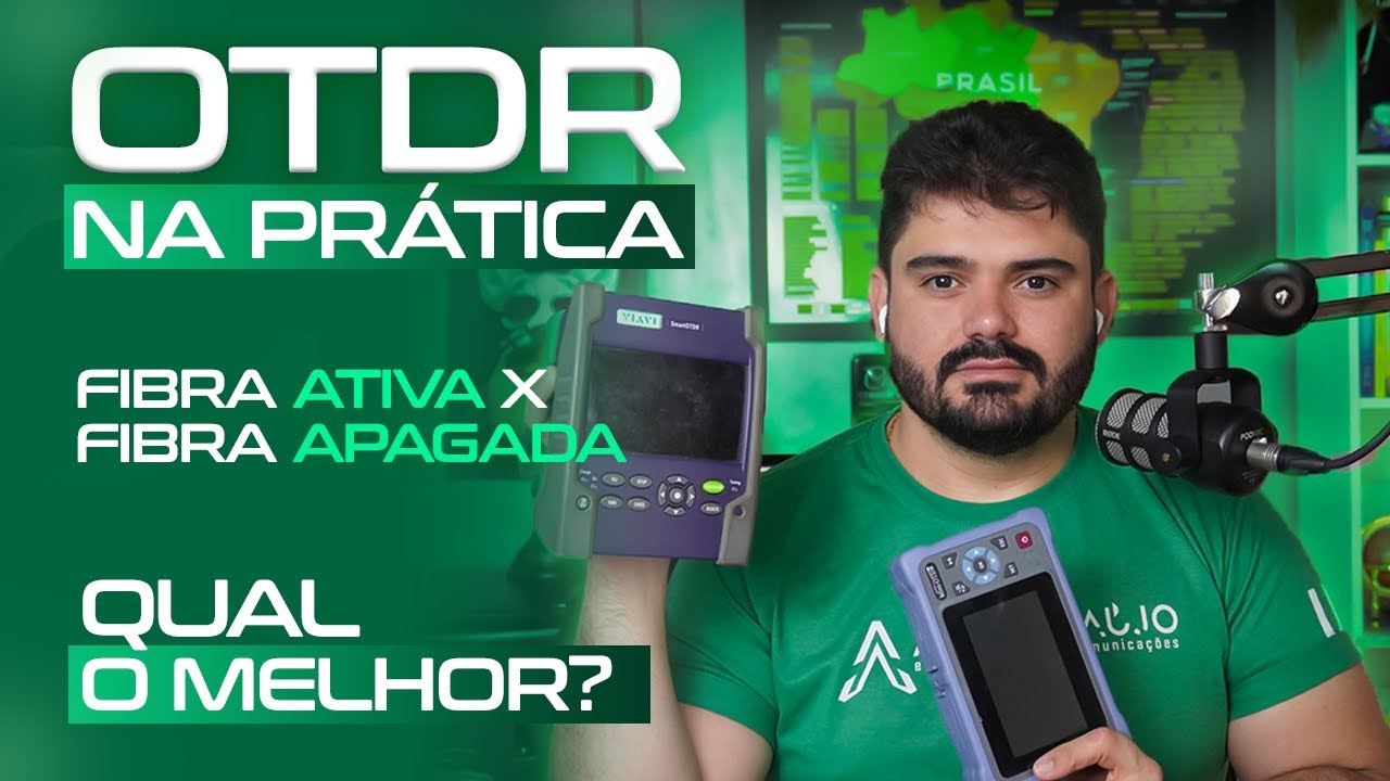 [LIVE] OTDR fibra ativa e OTDR fibra apagada. NA PRÁTICA