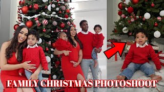 OUR SUPER CHAOTIC FAMILY CHRISTMAS PHOTOSHOOT! *Didn't Go As Planned* |Vlogmas Day 23