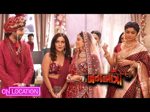 Jagadhatri |गृह प्रवेश के साथ बदली Rudra-Tapasya की ज़िंदगी, घरवालों के चेहरे खिले|ON Location 