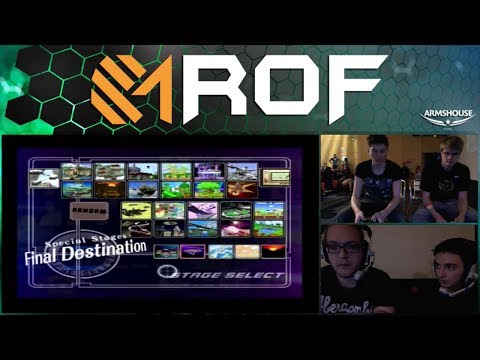 Leffen (Fox) vs CT EMP Armada (Fox) - GRAND FINAL Smash Melee ROF