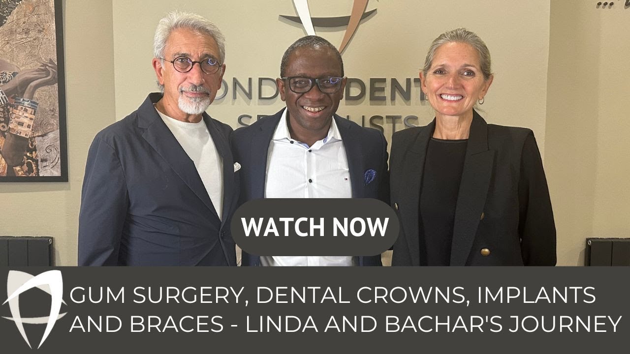 Linda and Bachar - Linda: Braces, Sinus Graft, Implant. Bachar: All-on-6 Conversion, Implant, Crowns