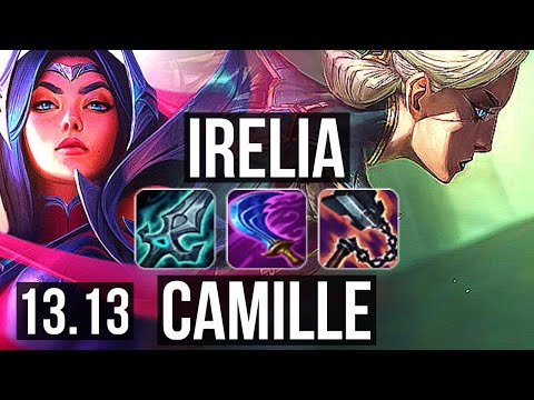 IRELIA vs CAMILLE (TOP) | 9 solo kills, 400+ games, Godlike | EUW Master | 13.13