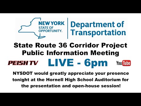 NYSDOT State Route 36 Corridor Project Update