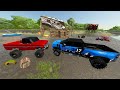 Huge Flood Destroys our House and Cars | Farming Simulator 22