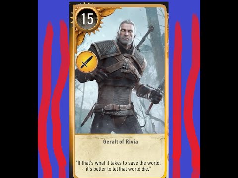 How to Get the Geralt Of Rivia Gwent Card - Gwent Flash!