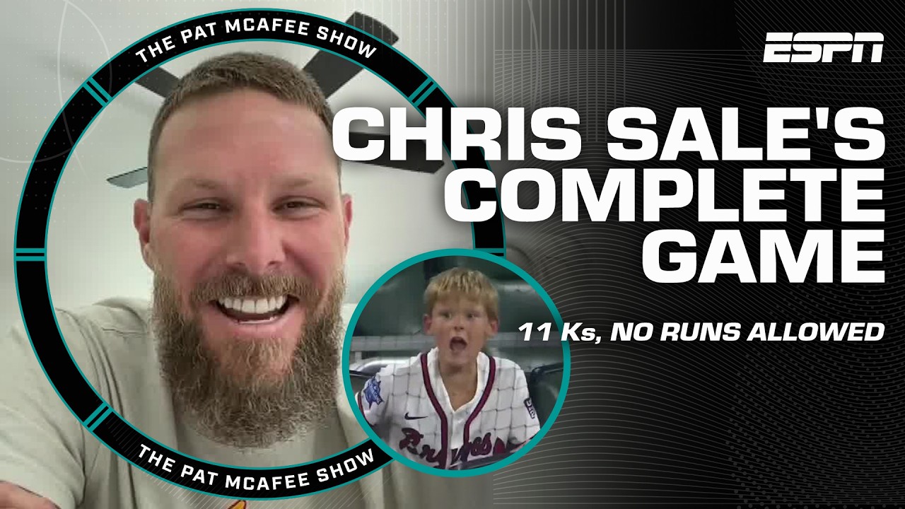 Chris Sale reflects on his family's emotional reaction to his 9-inning shutout | The Pat McAfee Show