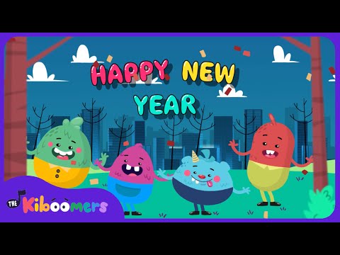 Happy New Year Song - The Kiboomers Preschool Learning Videos & Nursery Rhymes