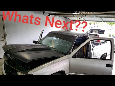 Plasti dipped hood and roof.. 1990 obs c1500..