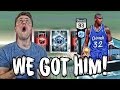 OMG WE GOT DIAMOND SHAQ FIRE TBT PACK OPENING IN NBA 2K17 MY TEAM