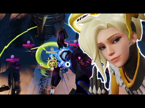HUGE DAMAGE BOOSTS! TOP 500 MERCY PLAYER - OVERWATCH 2