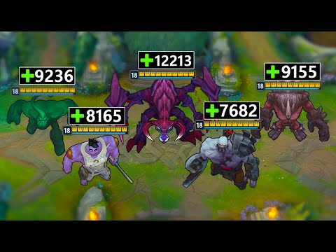 WE PLAYED THE HIGHEST HEALTH CHAMPS (50,000+ COMBINED HP)