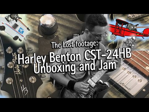 Harley Benton CST-24 HB unboxing and jam