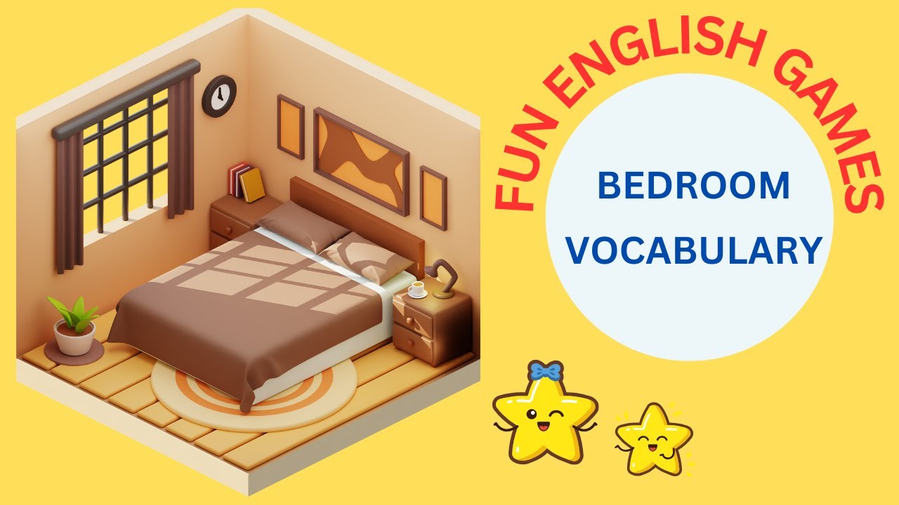 Bedroom Vocabulary┃Learning English┃Fun English Games For Kids