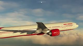 Air India 777-300ER Fleet Pack (8K) with Cabin  ||  PMDG 777-300ER video