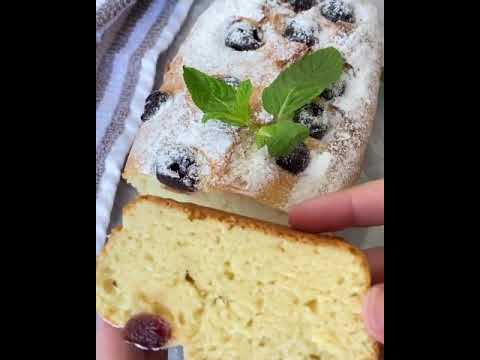 Jogurto keksas su vyšniomis 🍒