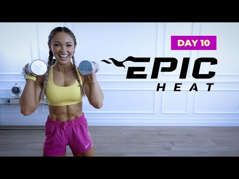 DISCIPLINED Dumbbell HIIT Workout / Full Body | EPIC Heat - Day 10