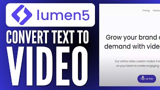 How To Make A Video from Text Using Ai | Lumen5 Full Tutorial