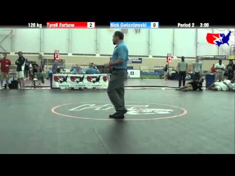 Tyrell Fortune vs. Nick Gwiazdowski at 2013 ASICS University Nationals - FS