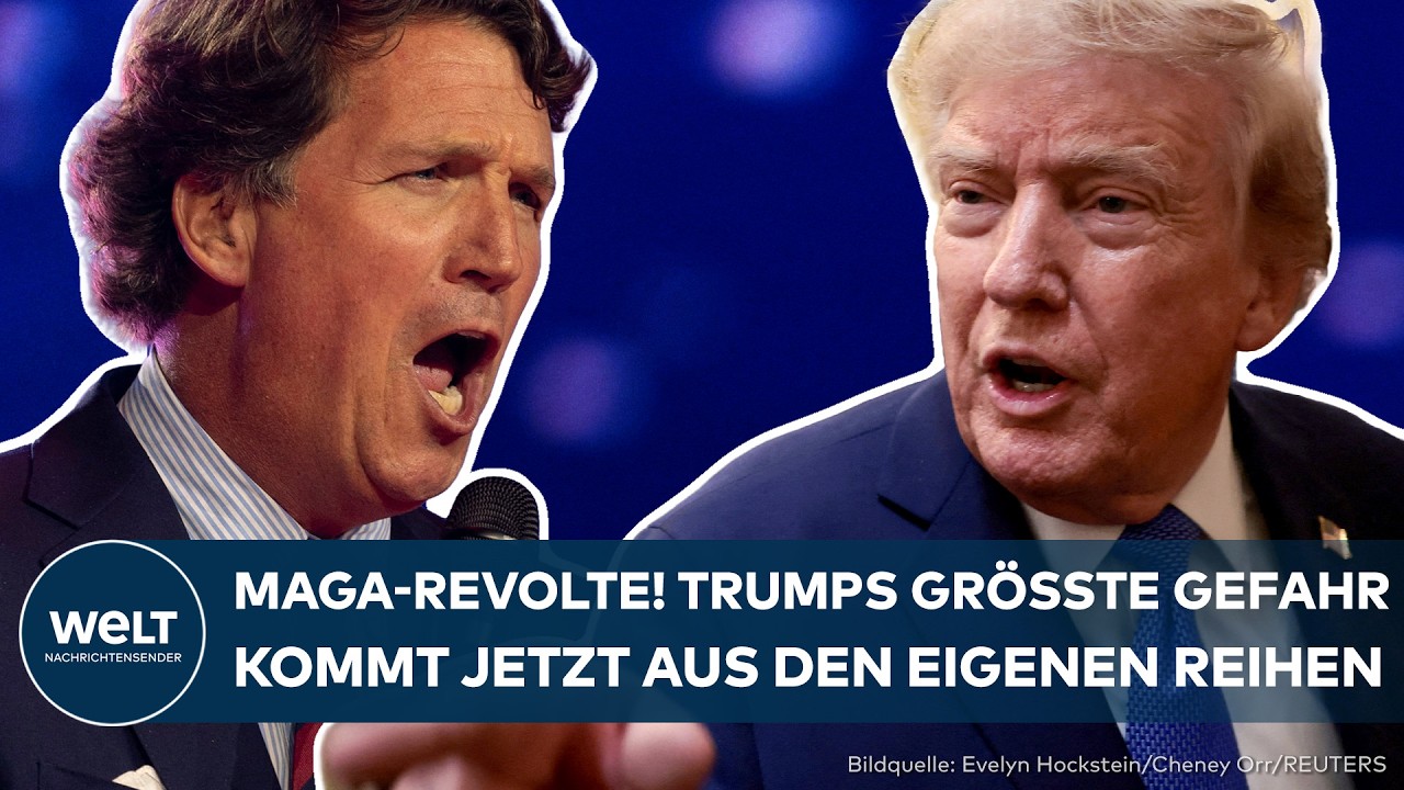 MACHTKAMPF IN DEN USA: Risse im MAGA-Lager! Tucker Carlson könnte Trumps größter Rivale werden