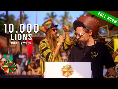 10,000 Lions Sound System | Live in India | Goa Sunsplash 2025 (Full Show)