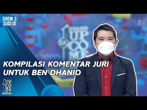 [KOMPILASI] Komentar Juri untuk Ben Dhanio: Show 2 Terbaik dan Bagus Banget, tapi... - SUCI IX