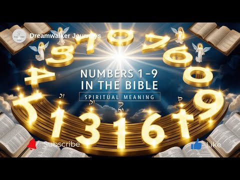Spiritual Meaning of Numbers 1–9 in the Bible | Hidden Biblical Numerology Explained