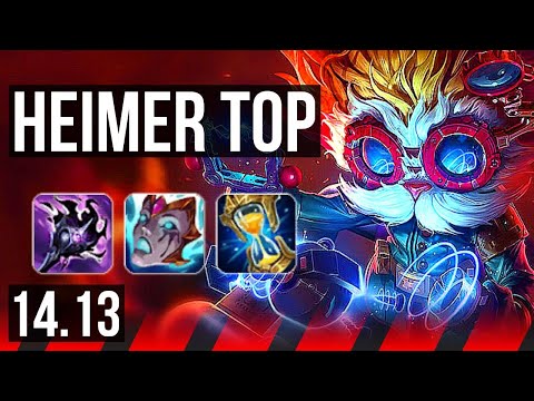 HEIMERDINGER vs SYNDRA (TOP) | 4k comeback, 12/4/13, Dominating | EUW Diamond | 14.13