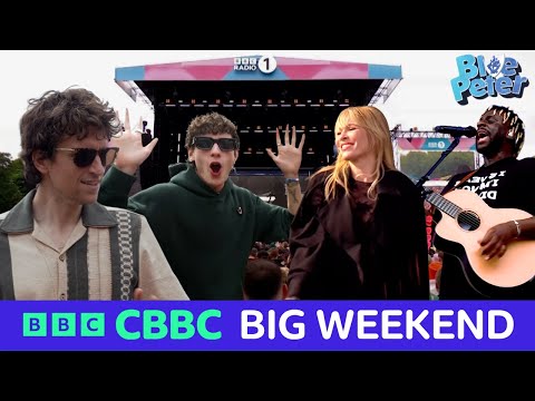 Radio 1's Big Weekend Backstage Magic with Myles Smith, Greg James & Blossoms! | CBBC