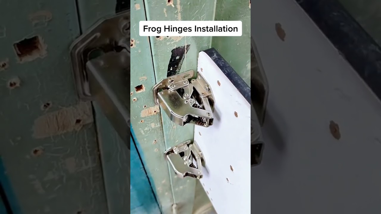 No need to drill the hinge hole.🫡