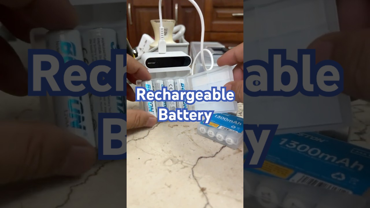 Beston - Piles rechargeables AAA Original 1300mAh video thumbnail
