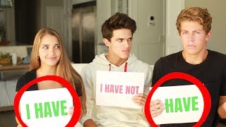 NEVER HAVE I EVER w/ SISTER AND HER &quot;BOYFRIEND&quot; | Brent Rivera
