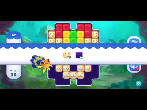 FISHDOM BLAST LEVEL 62 ~ No boosters