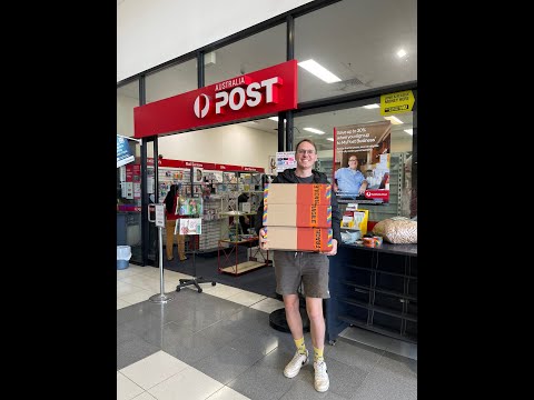 How we package up our board game Patriot to send internationally!