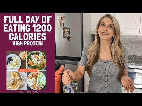 Full Day of Eating 1200 calories- High Protein Day