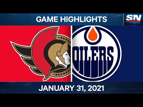 NHL Game Highlights | Senators vs. Oilers - Jan. 31, 2021
