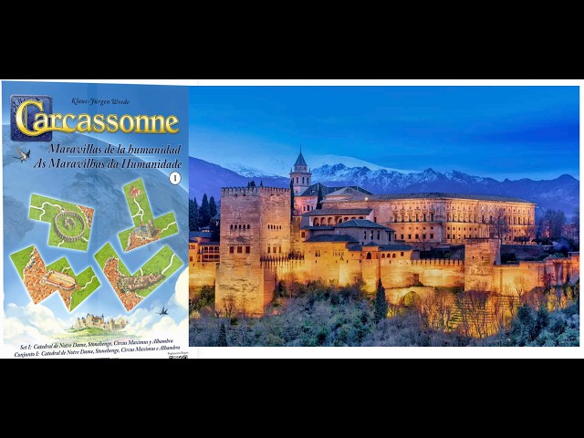 Vídeo relacionado con Devir - Carcassonne: Maravillas de la Humanidad 1 | Mini Expansión Juego de Mesa Estratégico Medieval con Notre Dame, Stonehenge y Alhambra | Versión Española (BGCARMAR1PS)