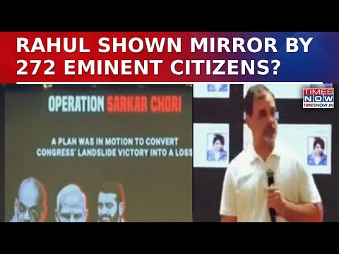 272 Eminent Citizens Give 'Harsh' Reality Check To Rahul Gandhi On 'Democracy Under Threat' Remark