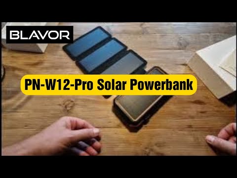 Blavor PN-W12-Pro Solar Powerbank