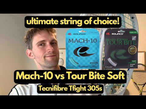 Solinco Mach-10 vs Tour Bite Soft (ultimate string of choice - Tecnifibre Tfight 305s)