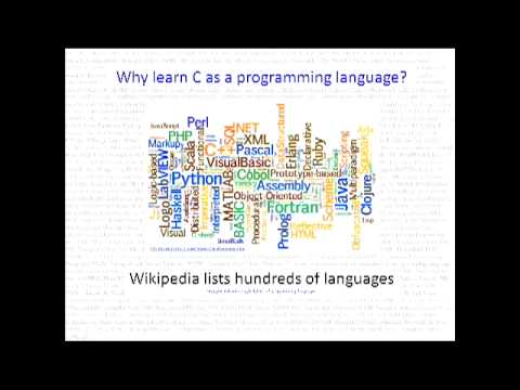 EELE 101 Week1 Lecture1 Overview on the C programming part of the course