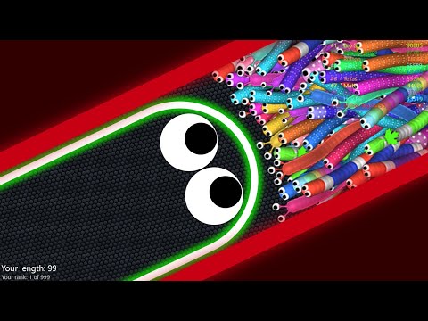 Slither.io A.I. - LUCKY GIANT SNAKE vs TINY SNAKE! // Epic Slitherio Gameplay! #320