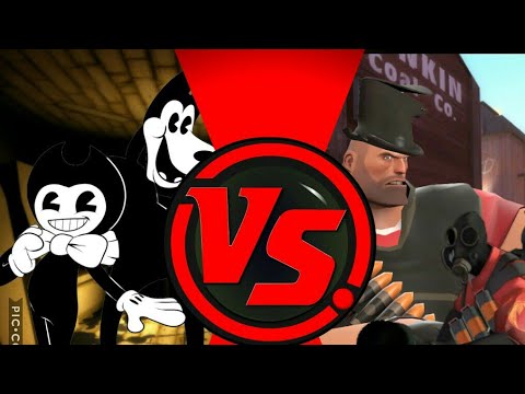 bendy and  boris vs heavy and pyro