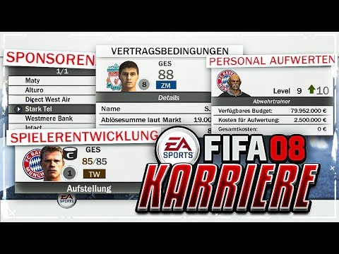 Der  KARRIEREMODUS vor 2 JAHRZEHNTEN war VIEL BESSER!! 😳🔥 - FIFA 08 Retro Karrieremodus
