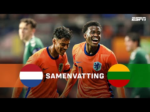💥 Isaac BABADI TREFZEKER, Thom VAN BERGEN kopt RAAK! 🇳🇱 | Samenvatting Jong Oranje - Jong Litouwen