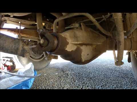 Drive Shaft Removal , Dana 80 11” spicer ring gear, pinion seal replacement