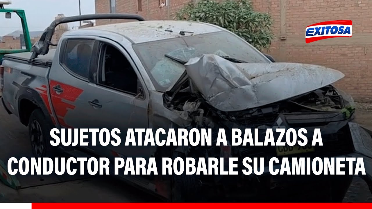 🔴🔵 Terror en SMP: Criminales atacan a balazos a conductor para robarle su camioneta