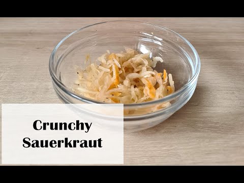 Crunchy Sauerkraut Recipe