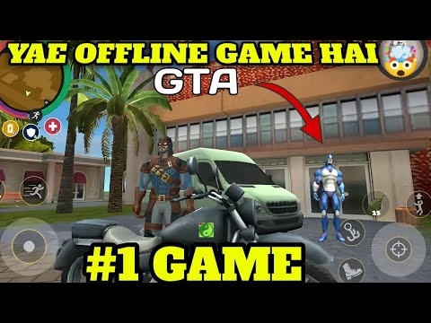 New offline game|Rope Hero Mafia City|😱